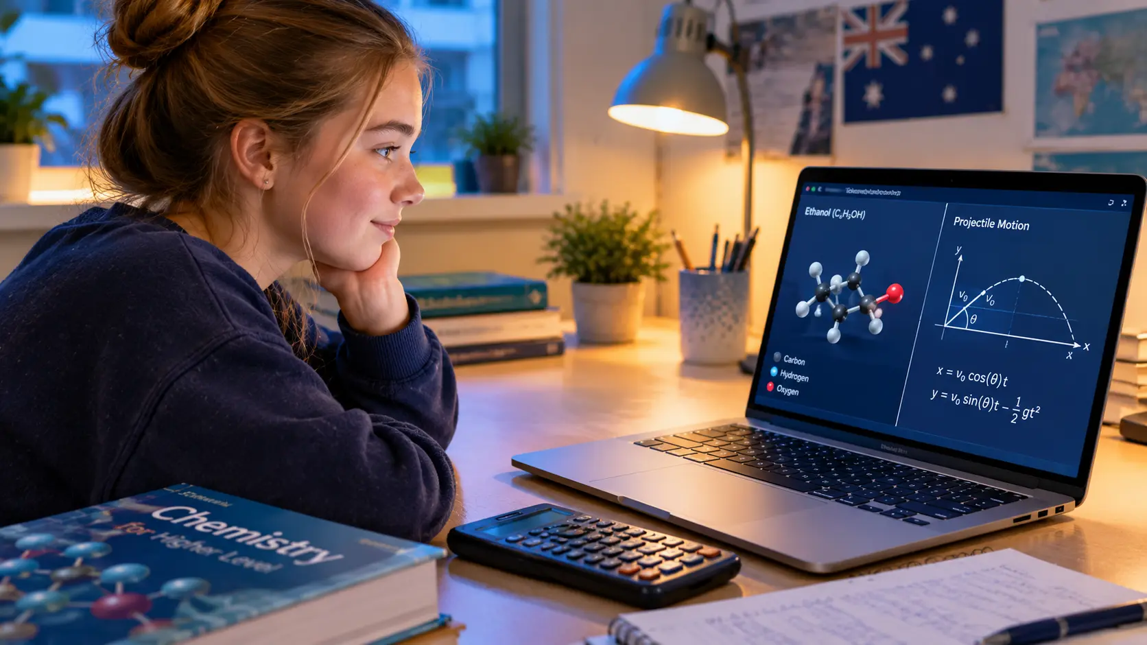 Advanced chemistry and physics online tutoring